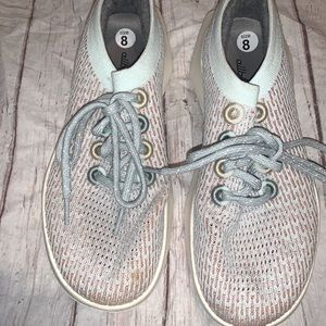 Allbirds tree dasher 2 RUNNING sneakers light blue/orange 8